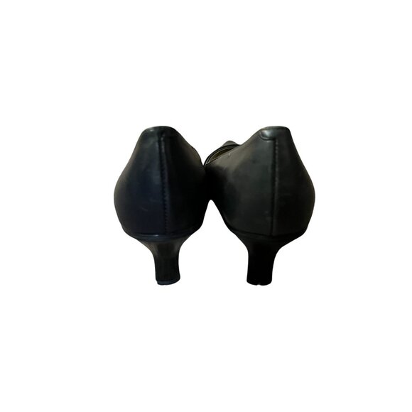 Joan & David Leather Pointy Toe Pumps Womens 8M Blue Circa 365 CJCalliope Y2K - Picture 13 of 16